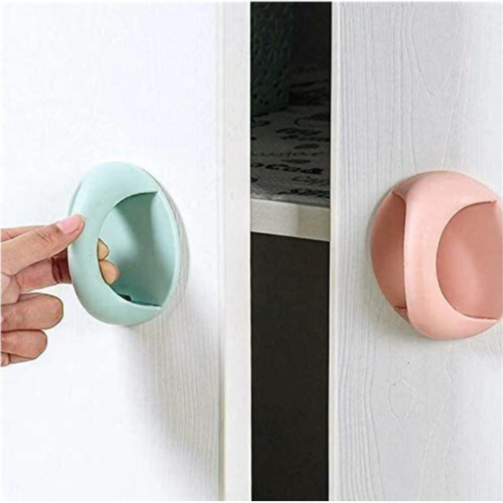 Self-Stick Instant Handle – Easy Grip Adhesive Handle | Pack of 4 | Random Color