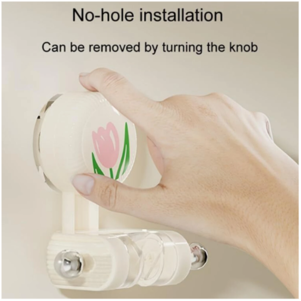Cute Wall-Mounted Handheld Shower Head Holder