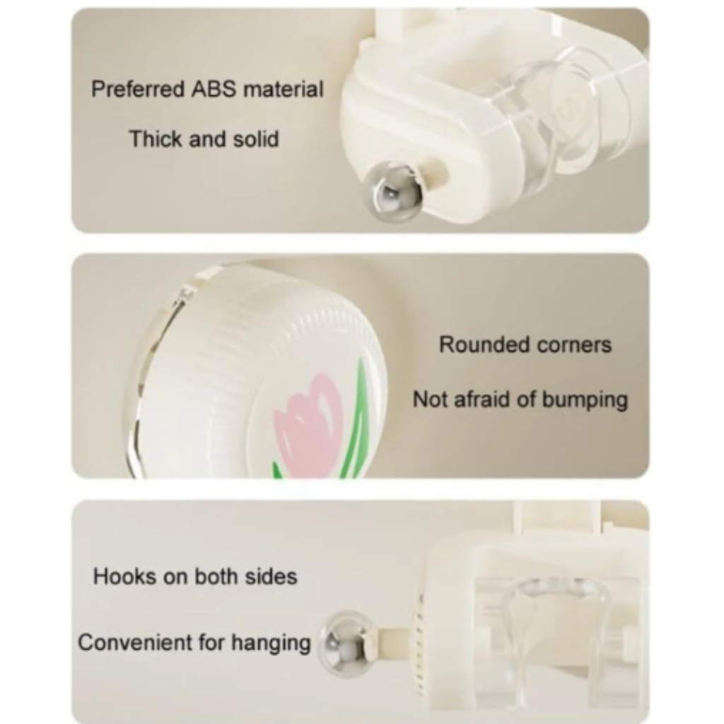 Cute Wall-Mounted Handheld Shower Head Holder