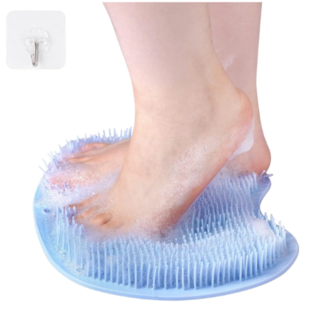 Foot Scrubber Mat – Deep Cleansing & Exfoliating Foot Bath Mat | Anti-Slip Bathroom Scrubber