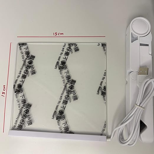 Acrylic Luminescent Writing Board – LED Glow Message Board & Reusable Writing Pad for Home, Office & Kids