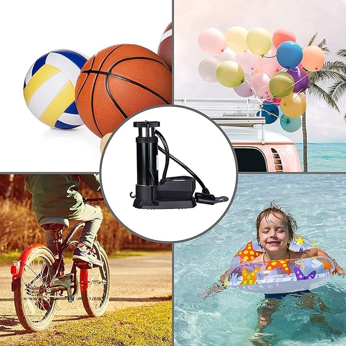 Portable High-Pressure Foot Air Pump – Compact Foot-Operated Inflator Pump for Car, Bike, Sports & Household Use | CL-NE-1672