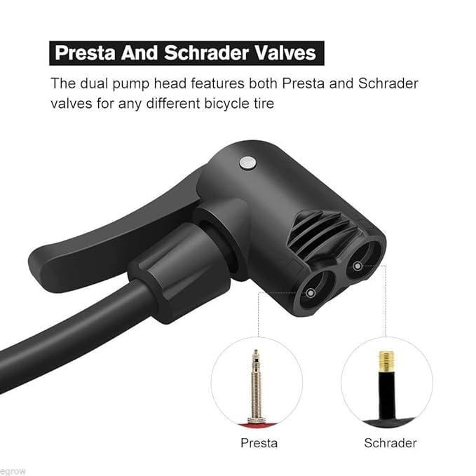 Portable High-Pressure Foot Air Pump – Compact Foot-Operated Inflator Pump for Car, Bike, Sports & Household Use | CL-NE-1672