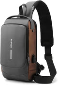 Multifunction Waterproof Sling Bag – USB Charging Sports Shoulder Bag with Anti-Theft Design | CL-JA-1671