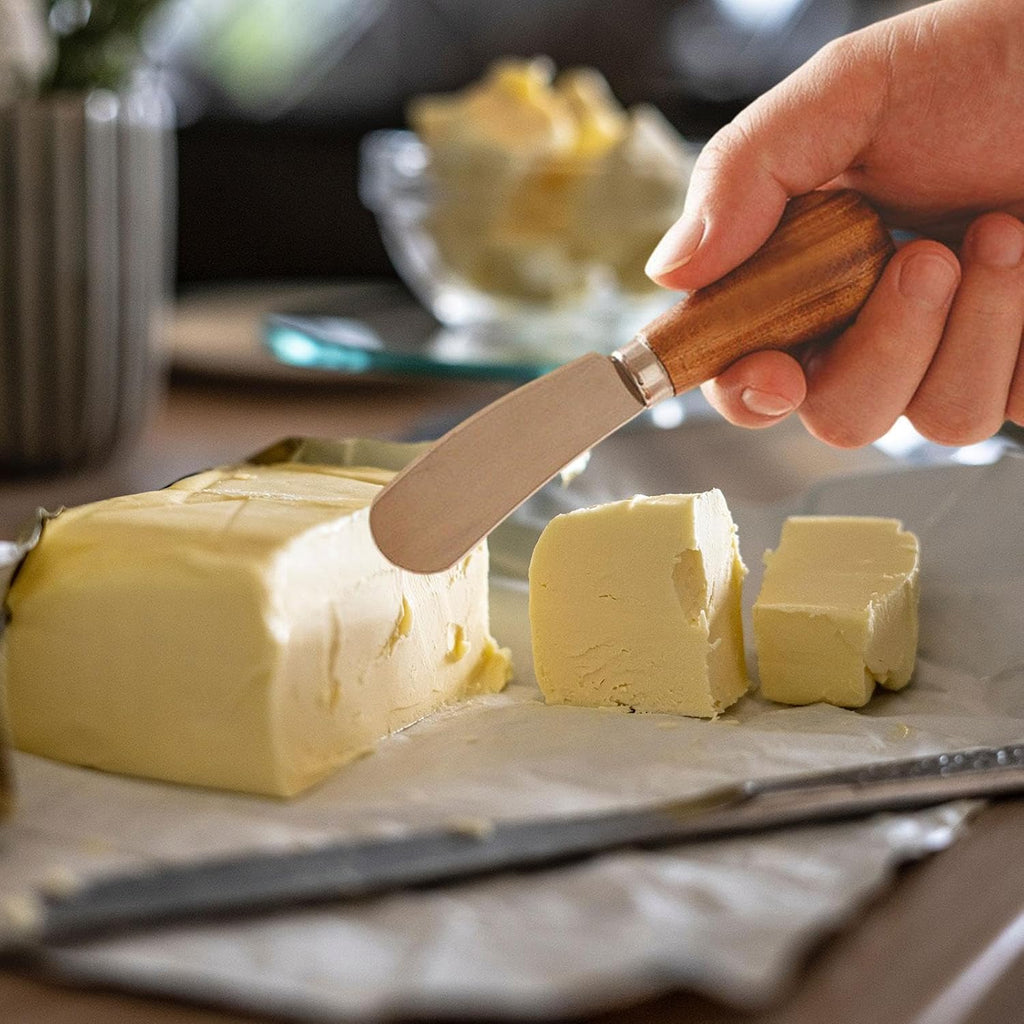 Mini Wooden Handle Butter Knife – Compact Kitchen Spreader Knife | Pack of 2