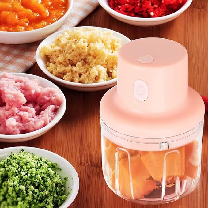 Mini Electric Chopper – Compact Food & Vegetable Cutter for Quick Kitchen Preparation