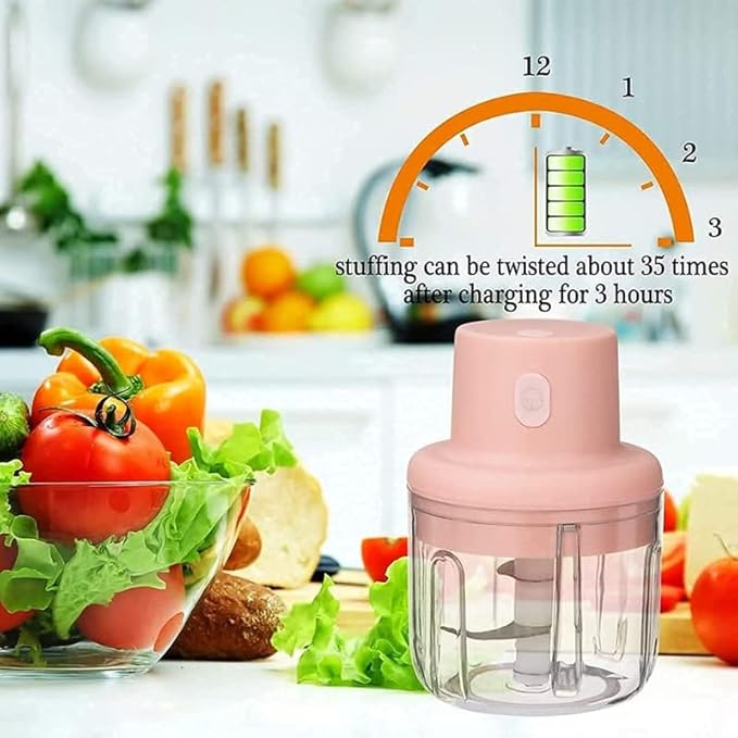 Mini Electric Chopper – Compact Food & Vegetable Cutter for Quick Kitchen Preparation