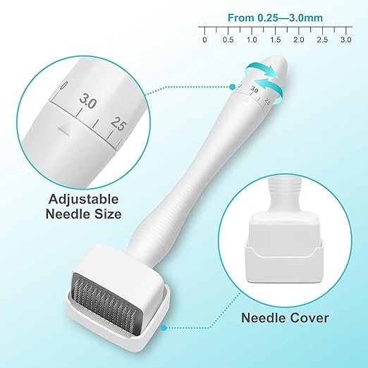 Derma Stamp for Hair & Beard Care – Microneedling Scalp & Beard Grooming Tool | Pack of 1