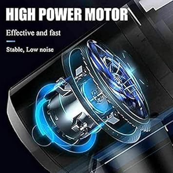 2-in-1 Handheld Vacuum Cleaner & Air Duster – Wireless Rechargeable Portable Car, Home & Pet Hair Cleaner with Powerful Cyclonic Suction | CL-VI-893