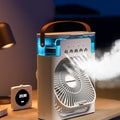 Portable Mini Air Cooler & Humidifier Fan – 3-Speed USB Cooling Fan with Water Spray