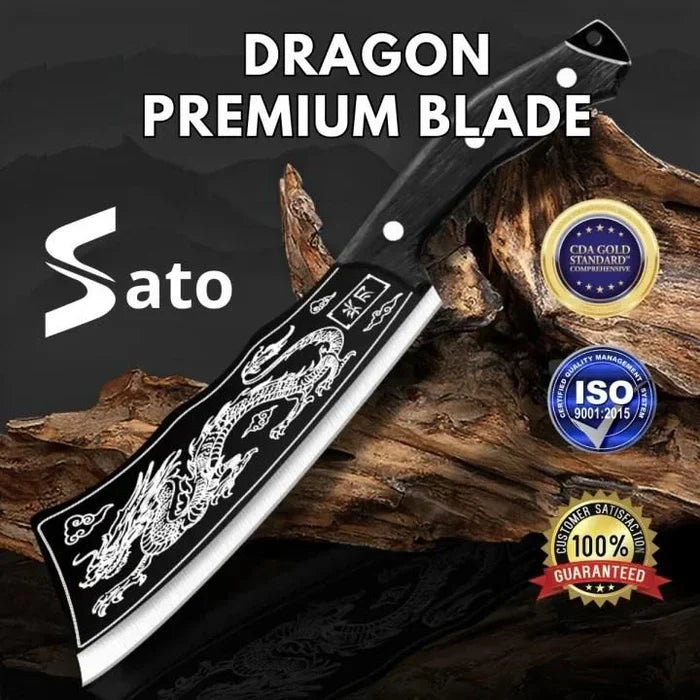 Dragon Chopping Knife – Stainless Steel Blade Heavy Duty Kitchen & Vegetable Cutting Knife