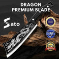Dragon Chopping Knife – Stainless Steel Blade Heavy Duty Kitchen & Vegetable Cutting Knife