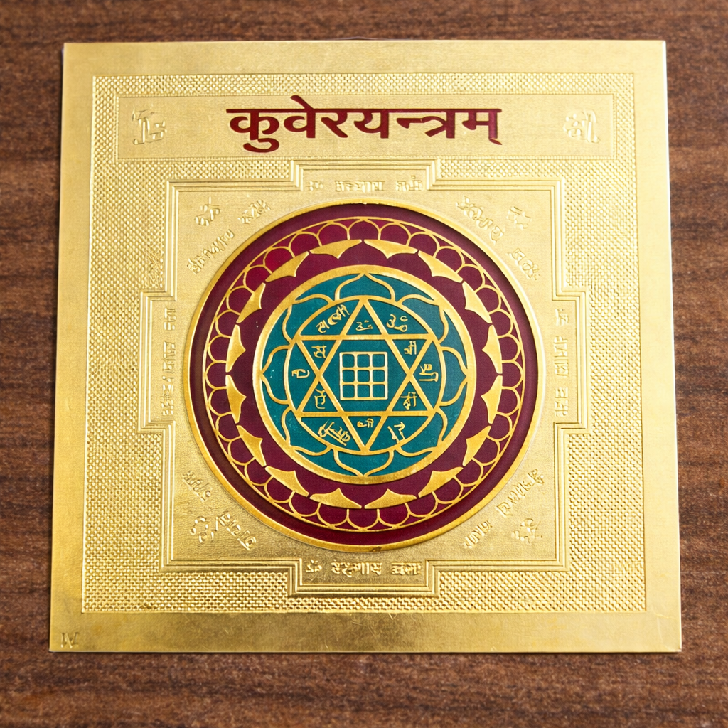 Kuber Yantra – Traditional Wealth, Prosperity & Success Spiritual Decor for Home & Office | Pack of 1