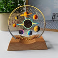 3D Crystal Space Theme Lamp – LED Galaxy & Planet Decorative Night Light for Bedroom, Desk & Home Décor