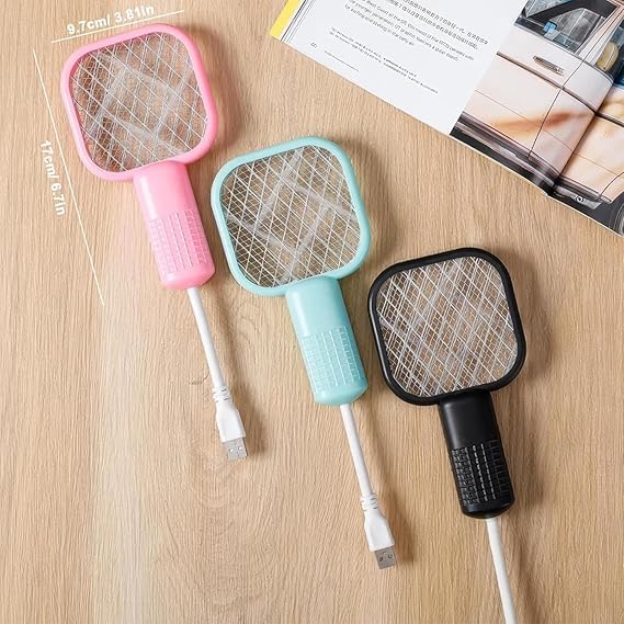 Mini Mosquito Killer Bat – Portable Electric Mosquito Swatter | Random Color