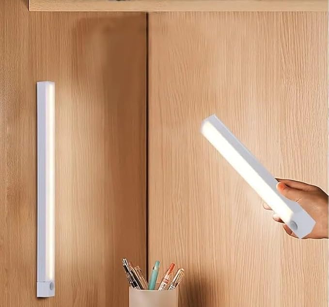 LED Strip Motion Sensor Light – Rechargeable Induction Cabinet Light for Kitchen, Wardrobe & Bedroom | Pack of 2