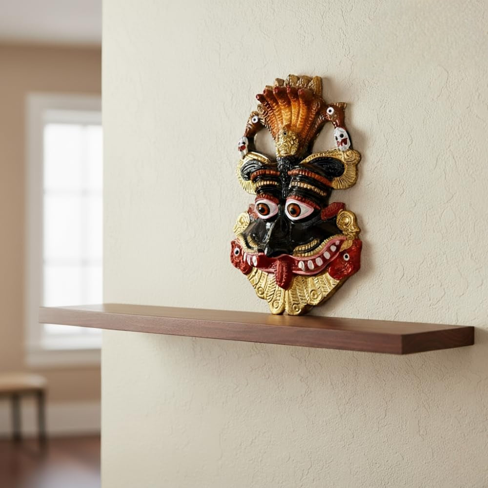 Keerthi Mukha Wall Hanging – Traditional Protective Mask & Hindu Vastu Decor for Home & Office