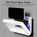 Waterproof Bathroom Wall-Mount Phone Holder – 360° Rotatable Touchscreen Phone Case for Shower & Bathroom