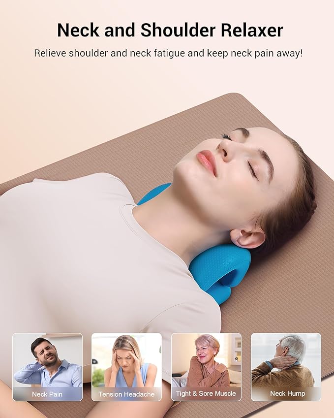 Neck Stretcher for Neck Relief – Adjustable Cervical Support & Relaxation Device for Home Use