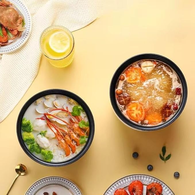 Electric Mini Cooking Pot – 1.5L Non-Stick Multi-Function Hotpot for Quick Cooking
