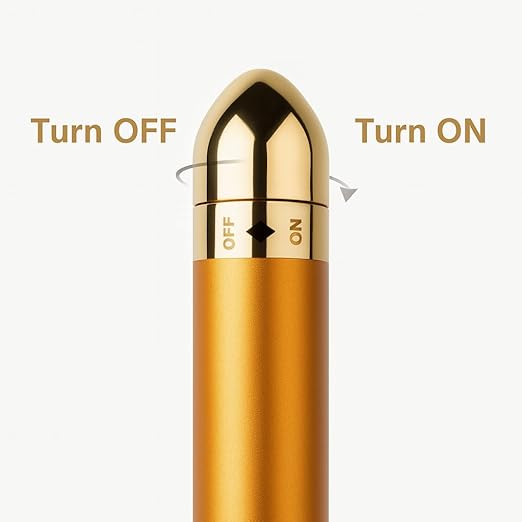 Vibrating Facial Roller – Facial Massage & Skincare Beauty Tool for Women & Men