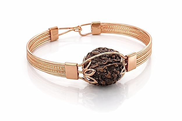 5 Mukhi Rudraksha Bracelet – Handmade Spiritual Kada for Men & Women