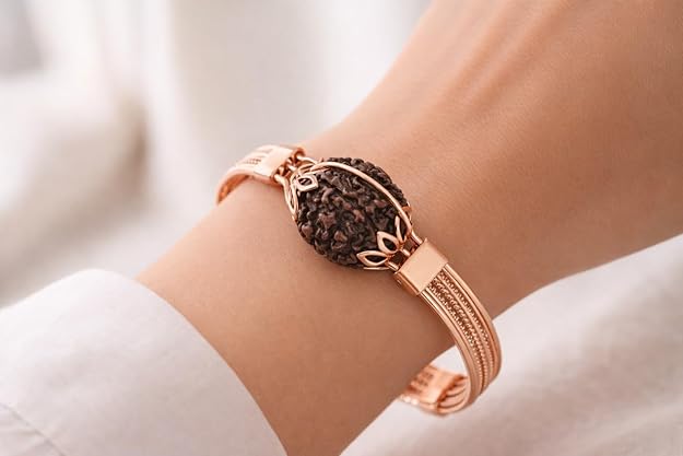 5 Mukhi Rudraksha Bracelet – Handmade Spiritual Kada for Men & Women