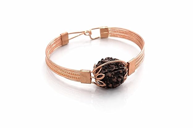 7 Mukhi Rudraksha Bracelet – Handmade Spiritual Kada for Men & Women | Traditional Rudraksha Jewelry