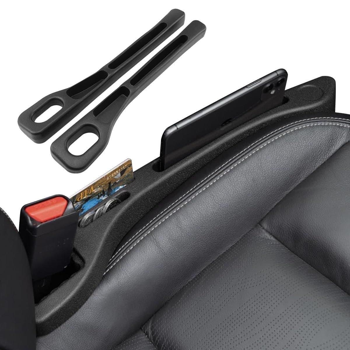 2PCS Car Seat Gap Plug – Universal Car Seat Crevice Filler & Organizer