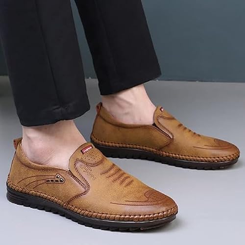 Leather Slip-On Moccasins – Classic Penny Loafers for Men | Casual & Formal Footwear