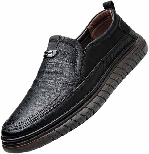 Men's Leather Formal Shoes – Stylish Classic Slip-On Dress Shoes for Office, Business & Special Occasions