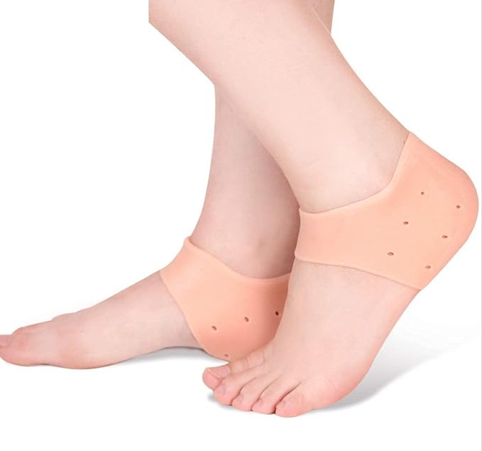 Silicone Gel Heel Protector Socks – Soft Heel Cushion & Foot Care Sleeves for Heel Protection, Comfort & Everyday Use | CL-MA-1677