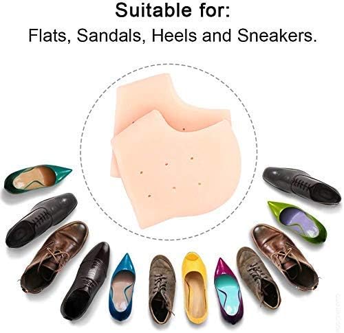 Silicone Gel Heel Protector Socks – Soft Heel Cushion & Foot Care Sleeves for Heel Protection, Comfort & Everyday Use | CL-MA-1677