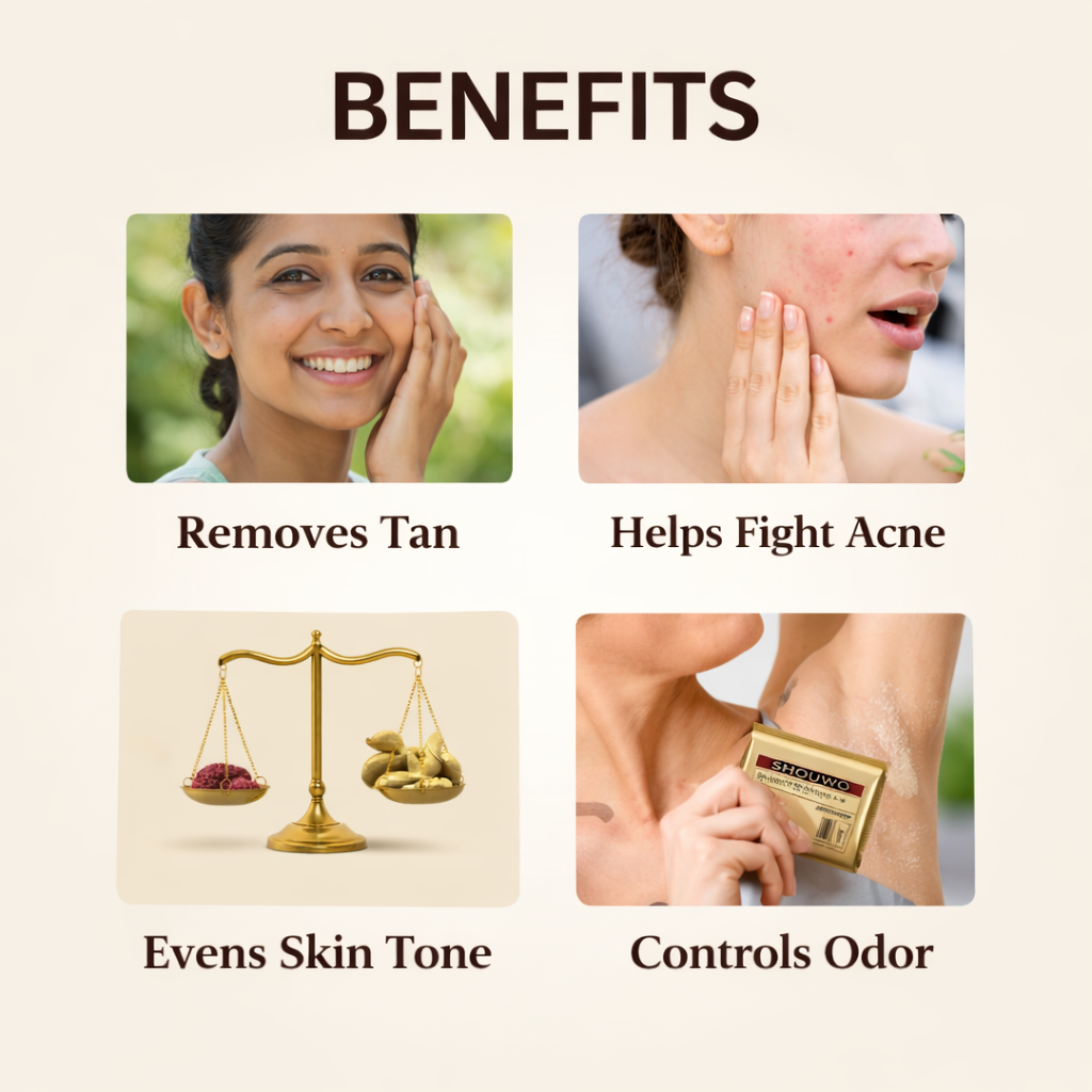 De-Tan Soap – Skin Cleansing & Brightening Bath Soap for Everyday Use | Pack of 3