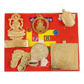 Shree Laxmi Dhan Varsha Yantra Set for Wealth and Prosperity (Golden)