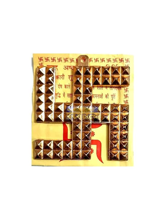 Brass Metal Swastik Vastu – Traditional Auspicious Wall Decor for Home & Office