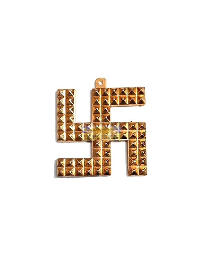 Brass Metal Swastik Vastu – Traditional Auspicious Wall Decor for Home & Office