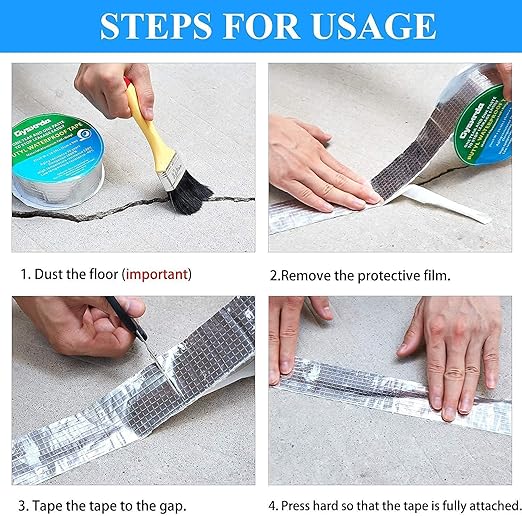 Waterproof Flashing Tape – Strong Water Leak Repair & Sealing Tape (Pack of 1)