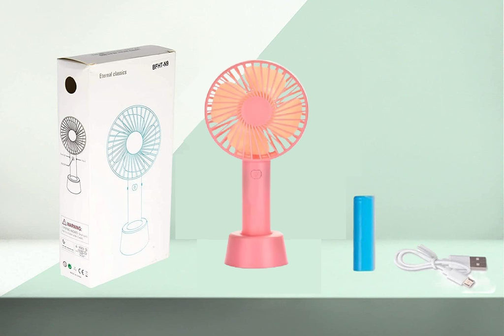 Mini Portable USB Hand Fan – Compact Rechargeable Personal Cooling Fan for Home, Office & Travel